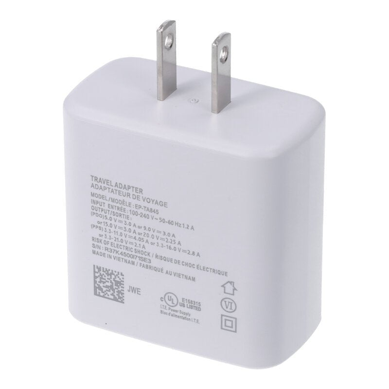 45W USB - C oplader voor Samsung HQ wit VS stekker