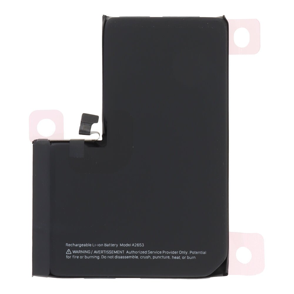 4650mAh batterij + plaklaag voor iPhone 13 Pro Max 6.7" hoge capaciteit versie + diagnosticeerbaar + batterij gezondheid 100% OEM zonder logo