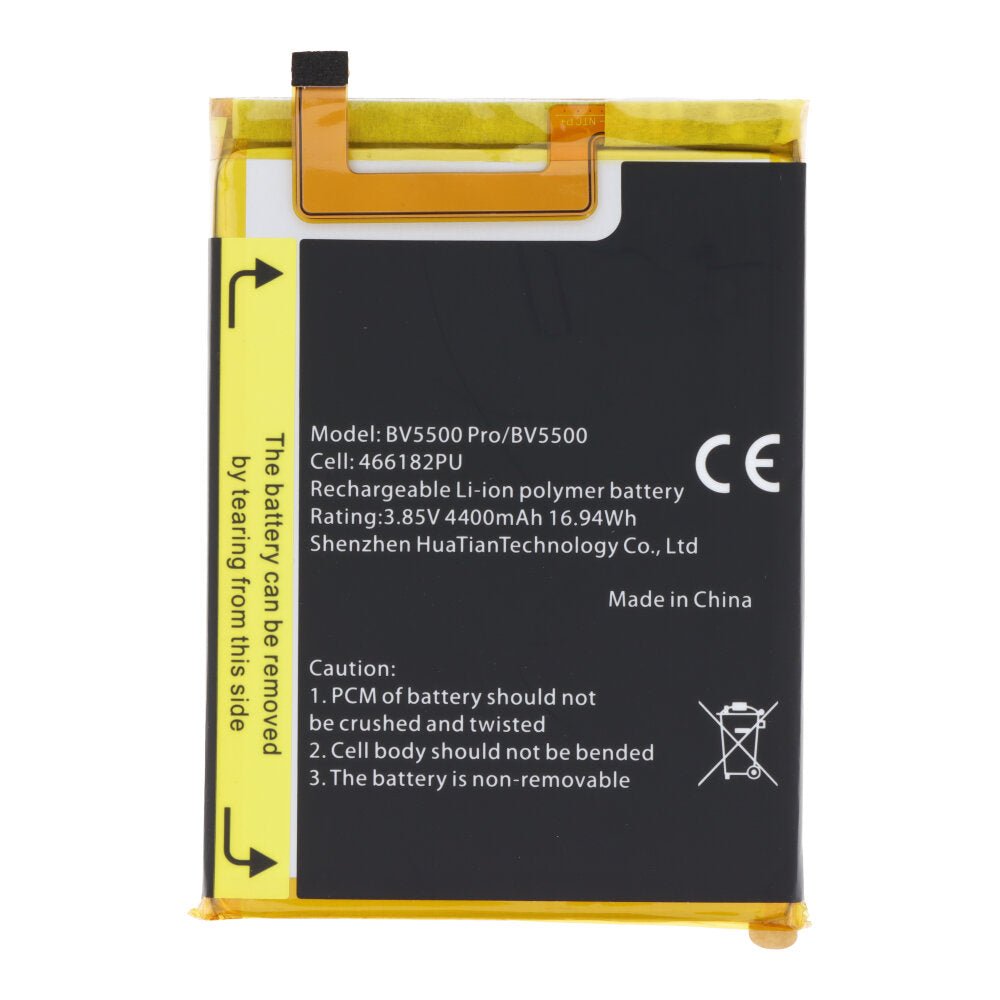 466182PU batterij + plakaag voor Blackview BV5500 / Blackview BV5500 Pro / Blackview BV5500 Plus Origineel