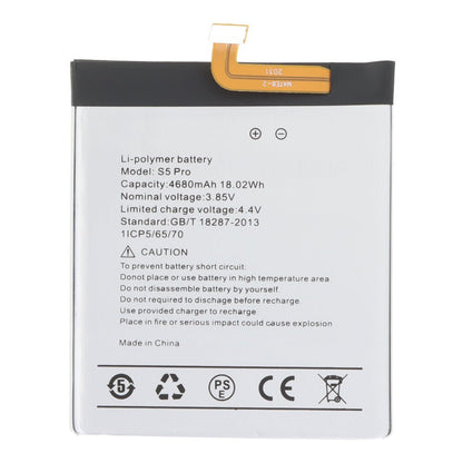 4680mAh batterij + batterij plaklaag voor UMIDIGI S5 Pro OEM