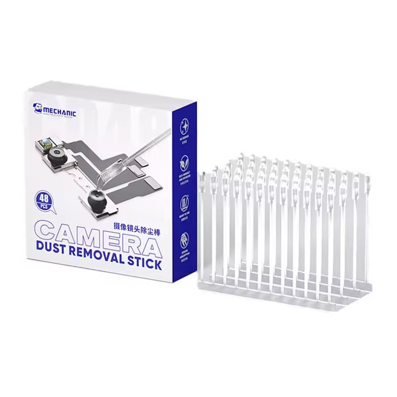 48 stuks/doos mechanic CD48 synthetische hars gel stick voor smartphone camera lens stofreiniging