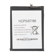 496786 5000mAh batterij + batterij plaklaag voor Wiko View 5/View 5 Plus OEM zonder logo