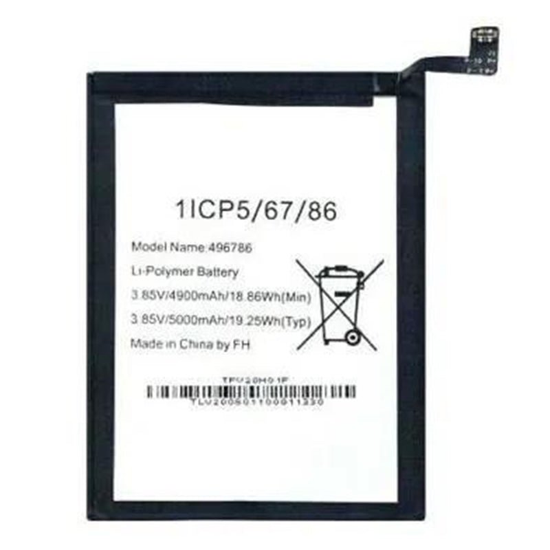 496786 5000mAh batterij + plaklaag voor Wiko View 5/View 5 Plus OEM