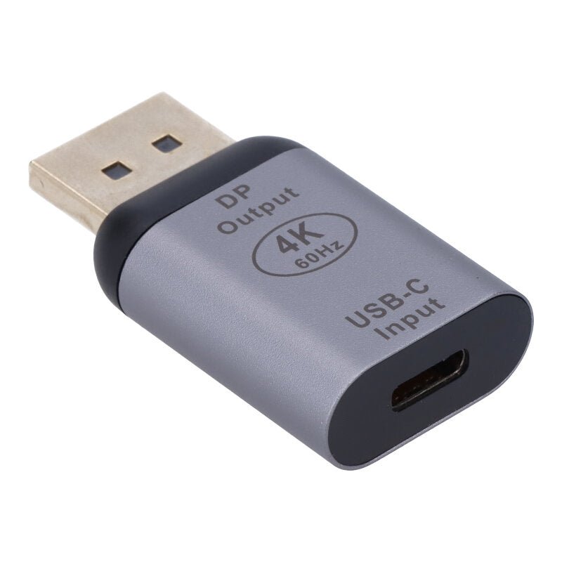 4K 60Hz USB - C (Female) naar DP (Male) Same Screen Adapter voor Mac/Smartphone/Laptop