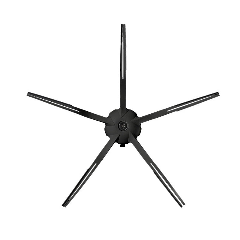 5 - armige zijborstel voor Roborock S8 Max Ultra Black HQ