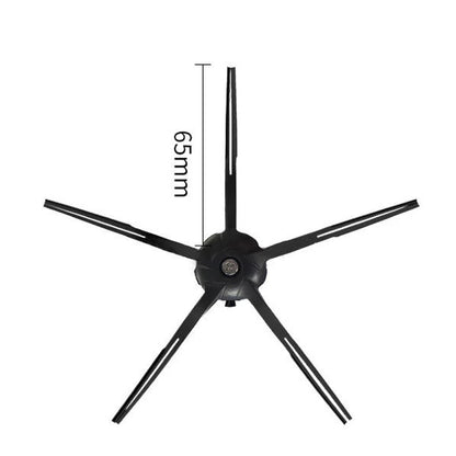 5 - armige zijborstel voor Roborock Serle Q5 Pro/Roborock Serle Q8 Max Black HQ