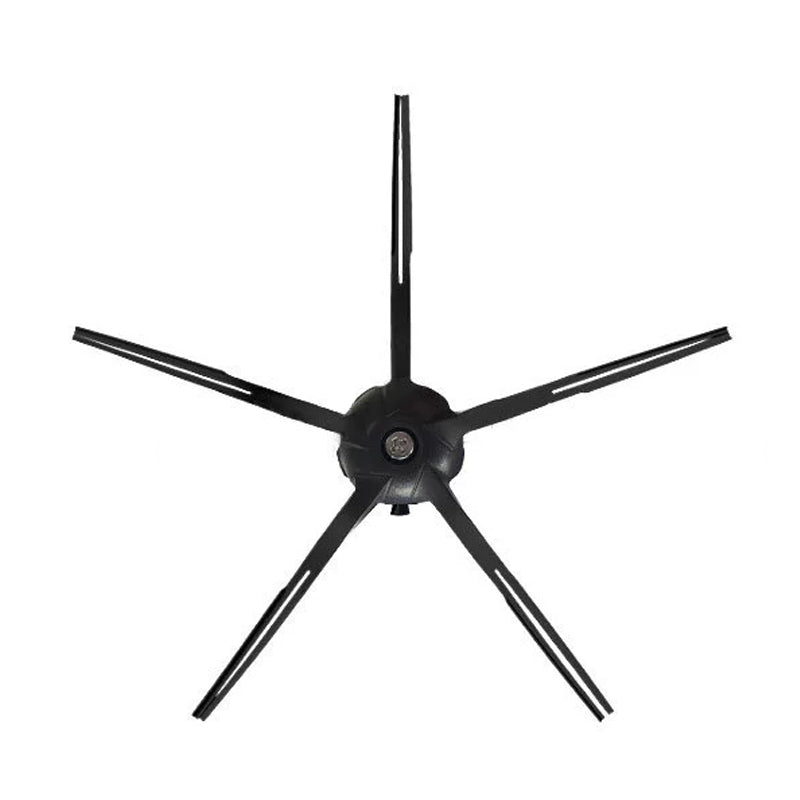 5 - armige zijborstel voor Roborock Serle Q5 Pro/Roborock Serle Q8 Max Black HQ