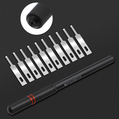 5 stuks No.9 Face ID Dot Matrix reparatie speciale mes set willekeurige kleur