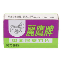 5 stuks single edge roestvrijstalen messen