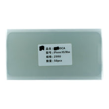 50 stuks 175um OCA plaklaag voor iPhone XS Max/11 Pro Max HQ