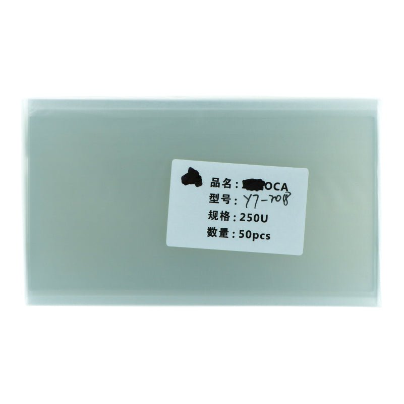 50 stuks OCA plaklaag stickers voor Huawei Y7 (2018)