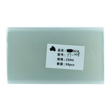 50 stuks OCA plaklaag stickers voor Huawei Y7 (2018)