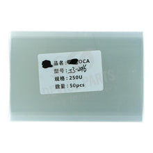 50 stuks OCA plaklaag stickers voor Samsung Galaxy J3 (2016)