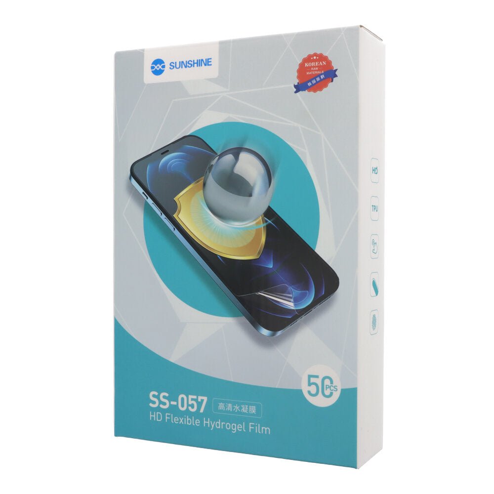 50 stuks SUNSHINE SS - 057 geïmporteerde flexibele hydrogel film voor mobiele telefoon