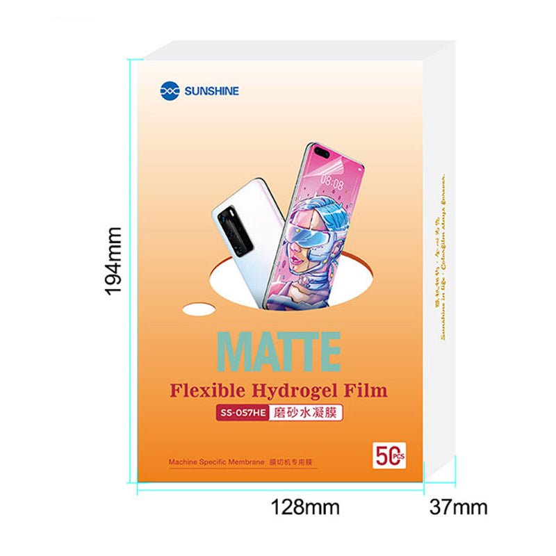 50 stuks SUNSHINE SS - 057HE matte hydrogel film
