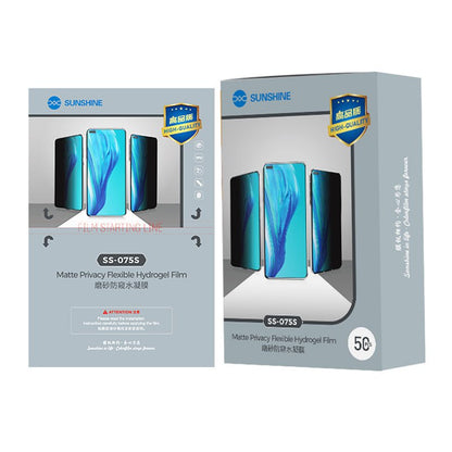 50 stuks Sunshine SS - 075S hoge kwaliteit matte anti - gluur hydrogel film voor telefoonscherm