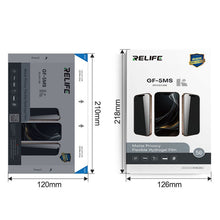 50 stuks/doos RELIFE GF - 5MS Frosted anti - gluur hydrogel film voor SUNSHINE C3 Mix Ultra Smart film applicatie machine