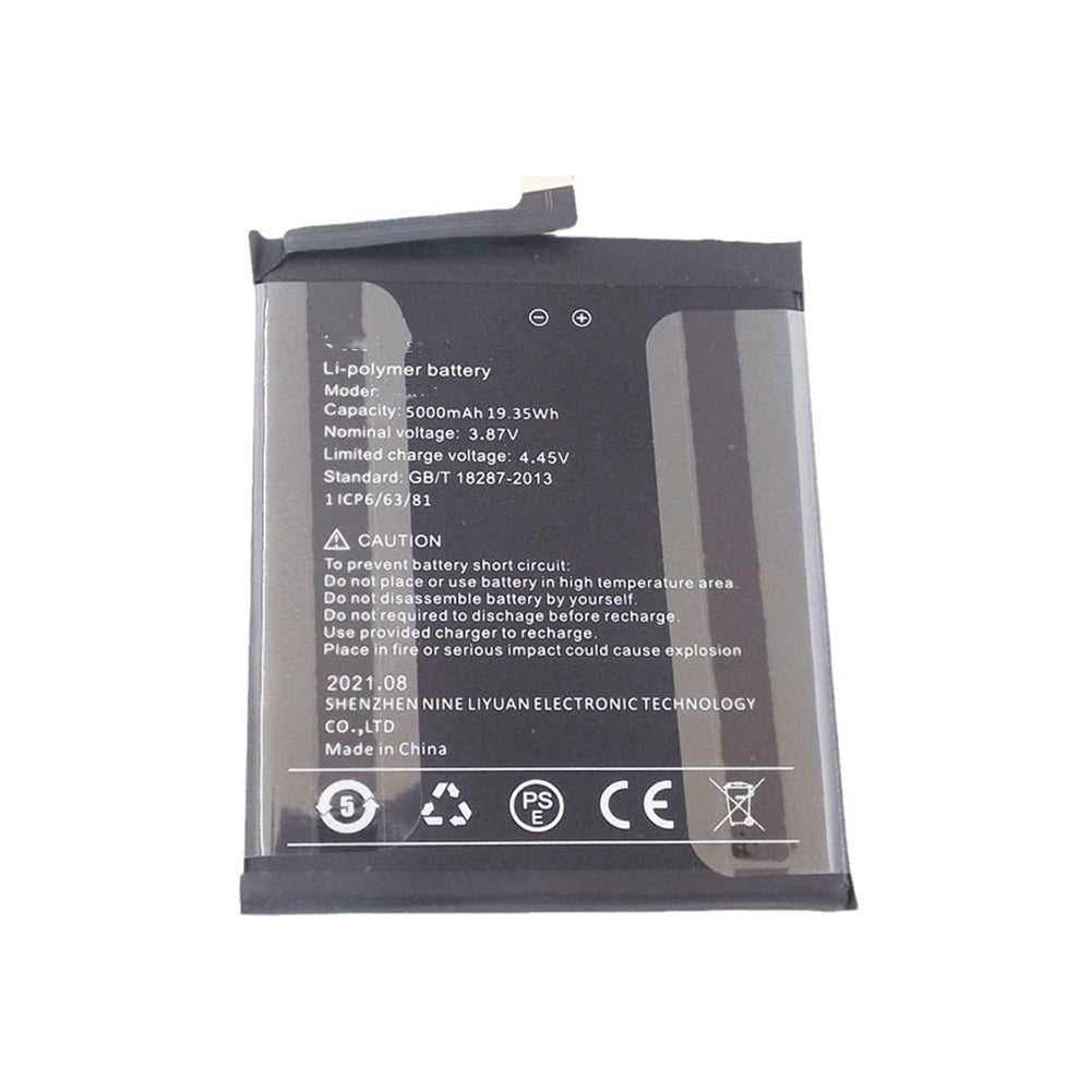 5000mAh batterij + batterij plaklaag voor UMIDIGI BISON Pro Origineel