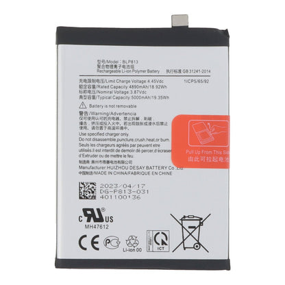 5000mAh batterij + plaklaag voor OnePlus Nord N100 OEM