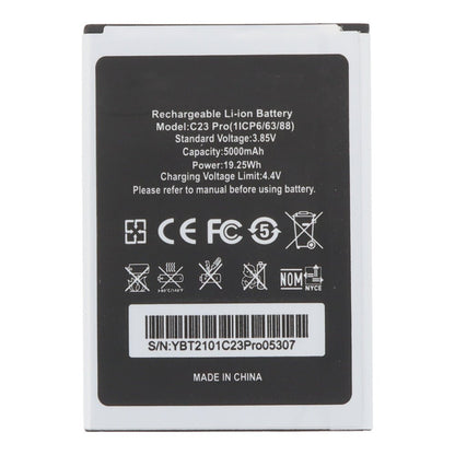 5000mAh batterij voor Oukitel C23 Pro OEM