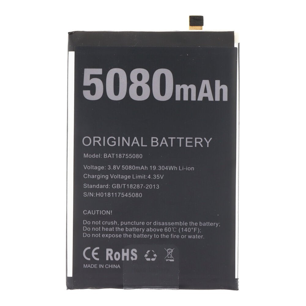 5080mAh batterij voor Doogee Y7 Plus OEM zonder logo