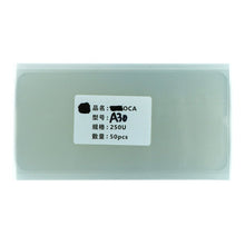 50x 175um OCA plaklaag stickers voor Samsung Galaxy A50/A30/A50s