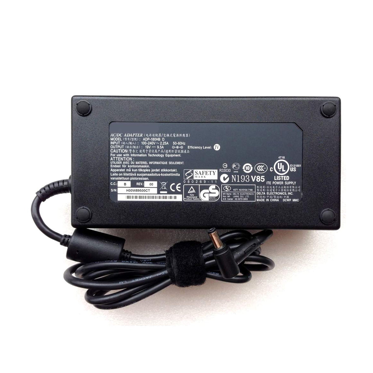 5.5*2.5mm 19V/9.5A/180W Voedingsadapter zonder AC Kabel HQ