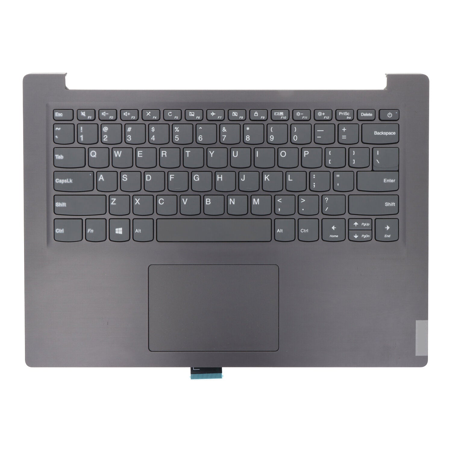 5CB0X57136 toetsenbord met c shell en touchboard voor Lenovo V14 - IIL zwart origineel 95% nieuw