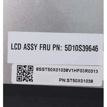 5D10S39646 NV140FHM - T04/R140NWFB - R0 Display met frame en touch voor Lenovo Yoga Slim 7 14ITL05/14IIL05 1920x1080 40Pin Black Origineel