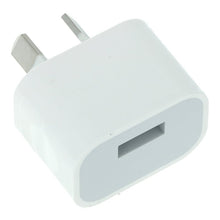 5V 1A USB - oplader zonder logo voor iPhone wit AU - stekker