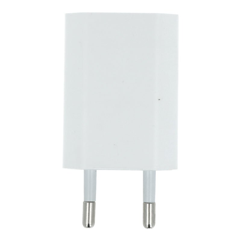 5V 1A USB oplader zonder logo voor iPhone wit EU stekker
