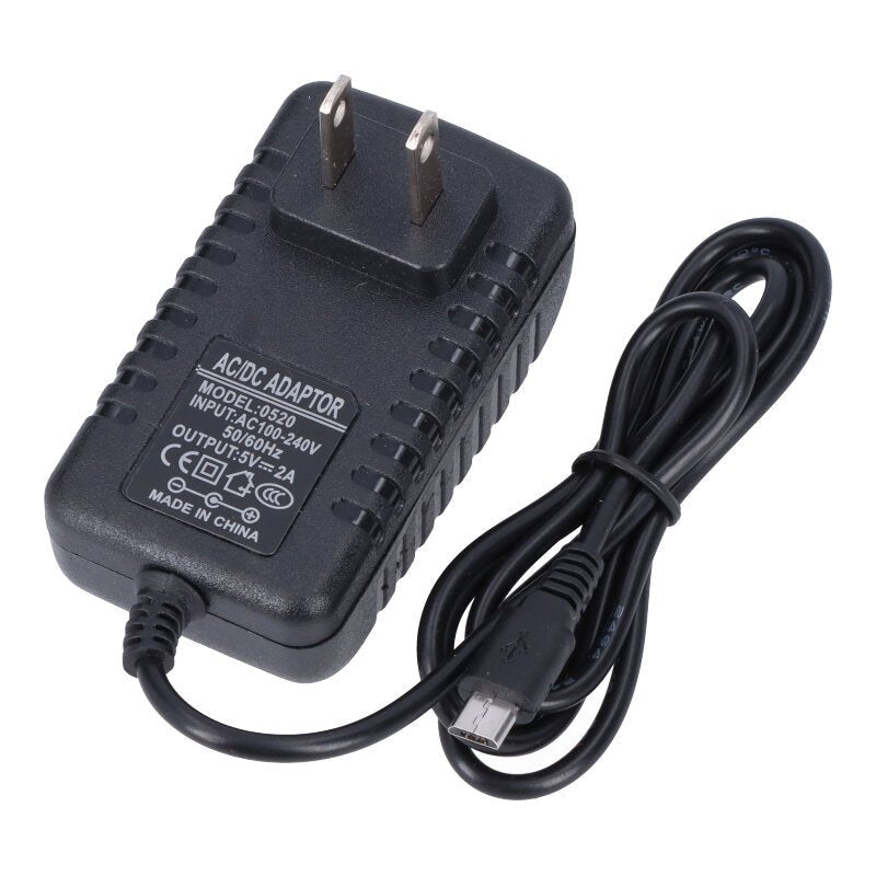 5V 2A Micro USB oplader met Amerikaanse stekker en 1M DC kabel voor Mobiele Telefoon/Tablet