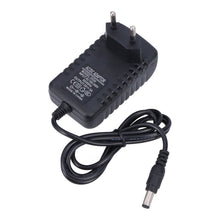 5V 3A 5.5*2.5mm lader EU - stekker met 1M DC - kabel zwart