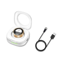 7 Smart Health Monitoring Ring met Oplaadbare Case Goud