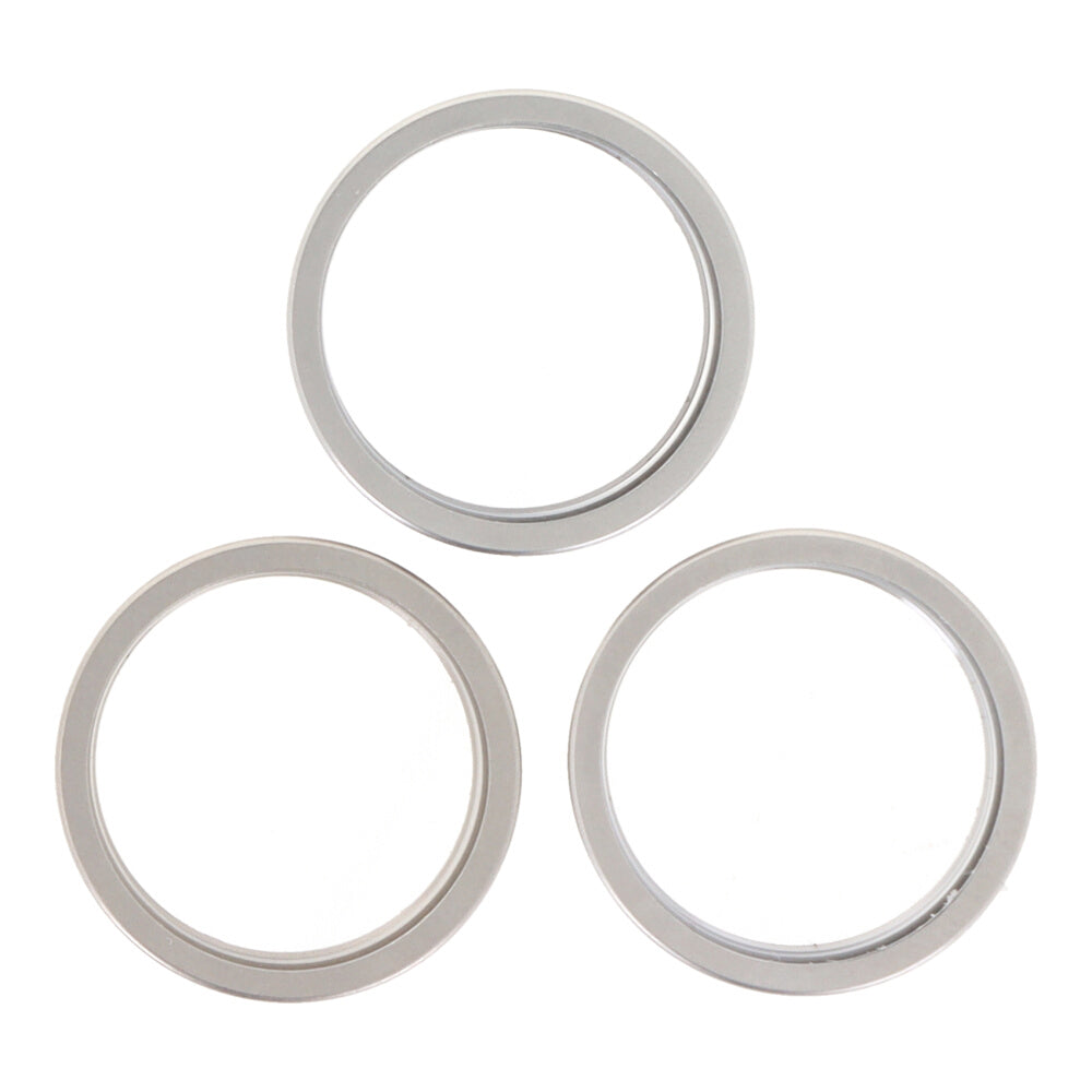 Achter camera ring bezel voor iPhone 16 Pro/16 Pro Max Wit Titanium Origineel 3 stuks in één set