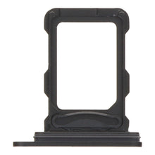 Simkaart houder voor iPhone 16 Pro/16 Pro Max Dual Card versie zwart titanium origineel