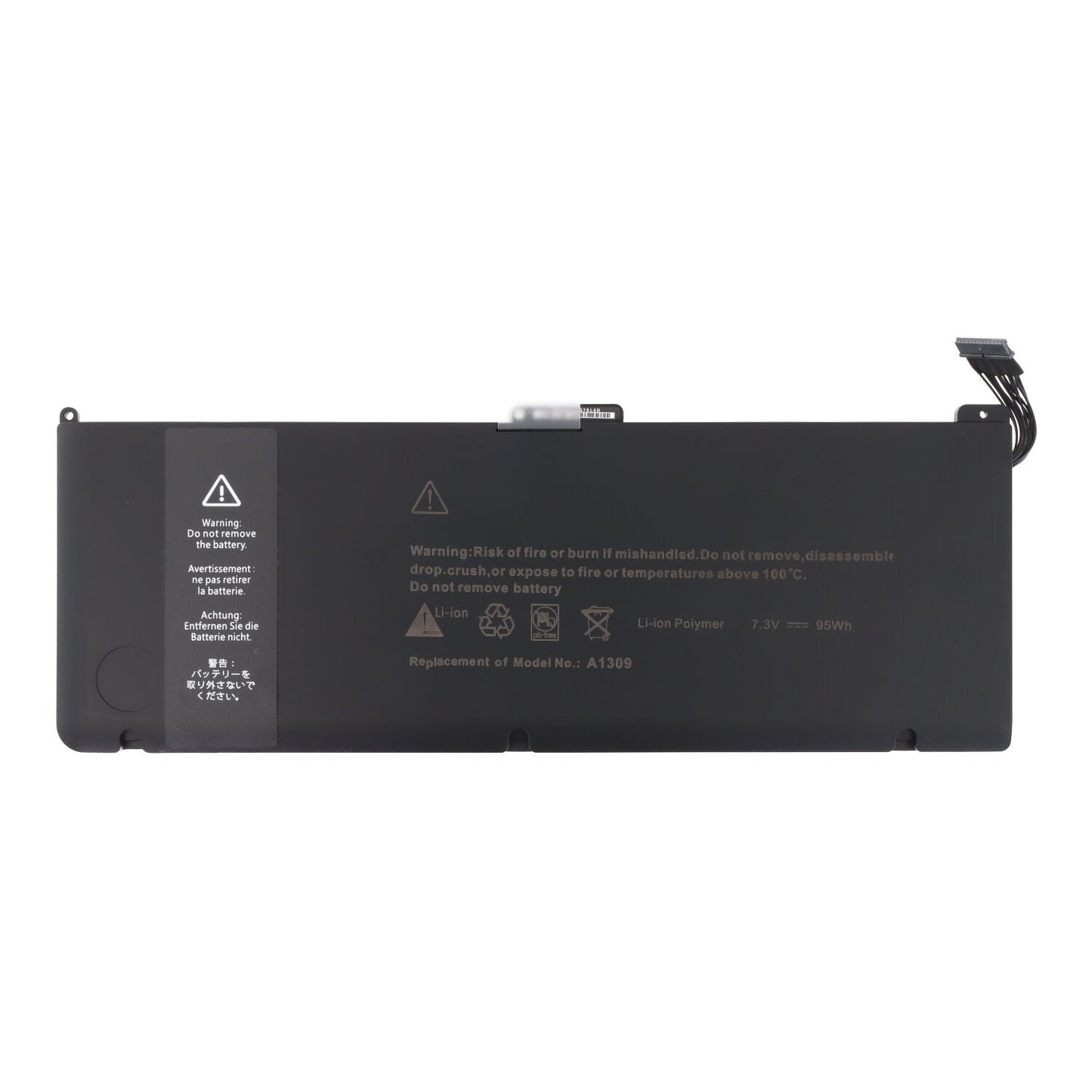 A1309 batterij + plaklaag voor MacBook Pro 17" A1297 2009 OEM zonder logo