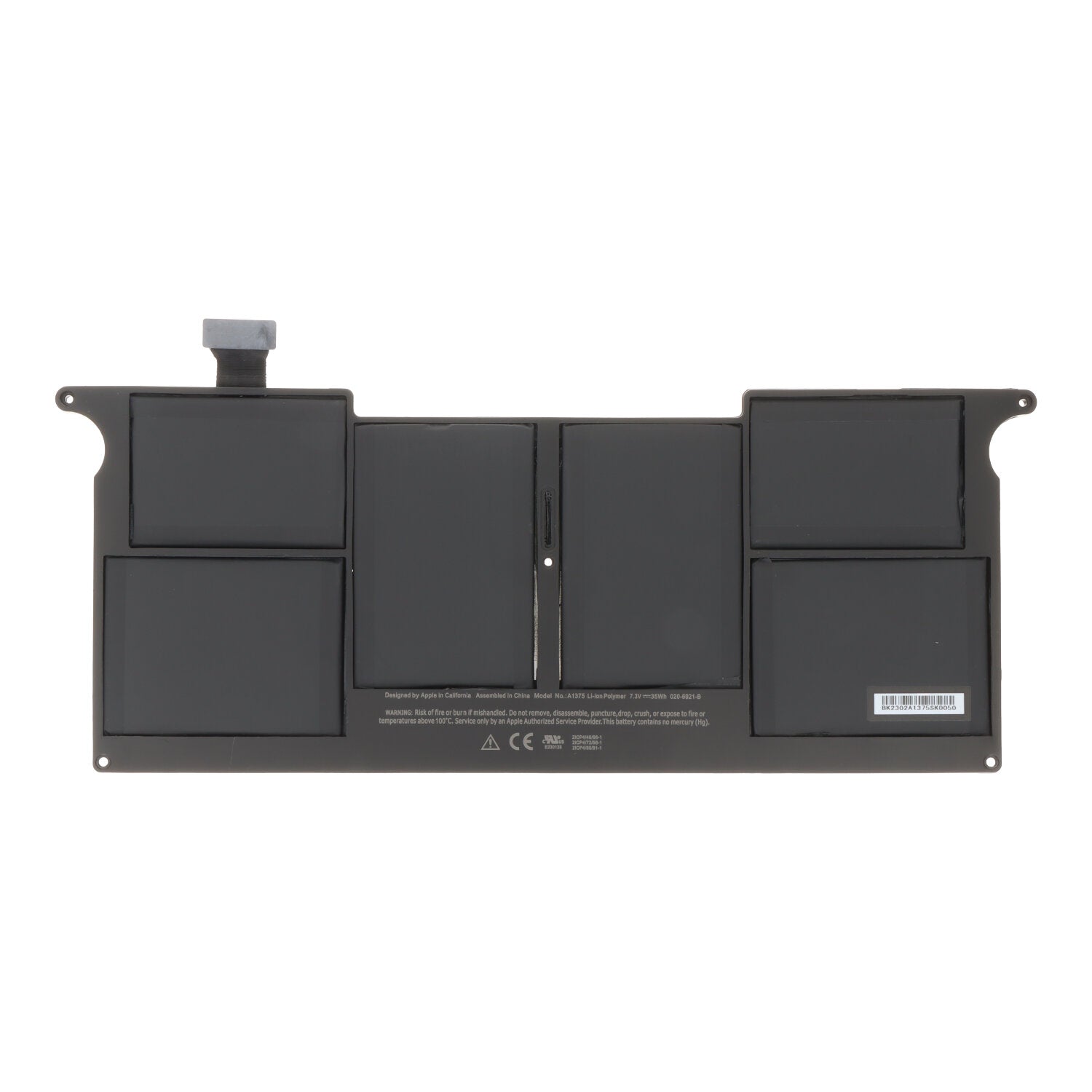 A1375 batterij + plaklaag voor MacBook Air 11.6" A1370 2010 origineel