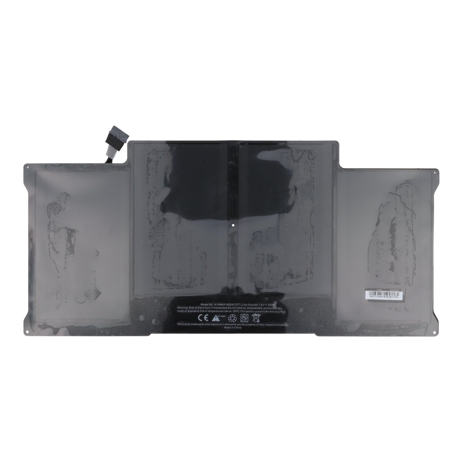 A1377/A1405/A1496 Batterij + Plaklaag voor Macbook Air 13.3" A1369/Macbook Air 13.3" A1466 2013 OEM zonder Logo