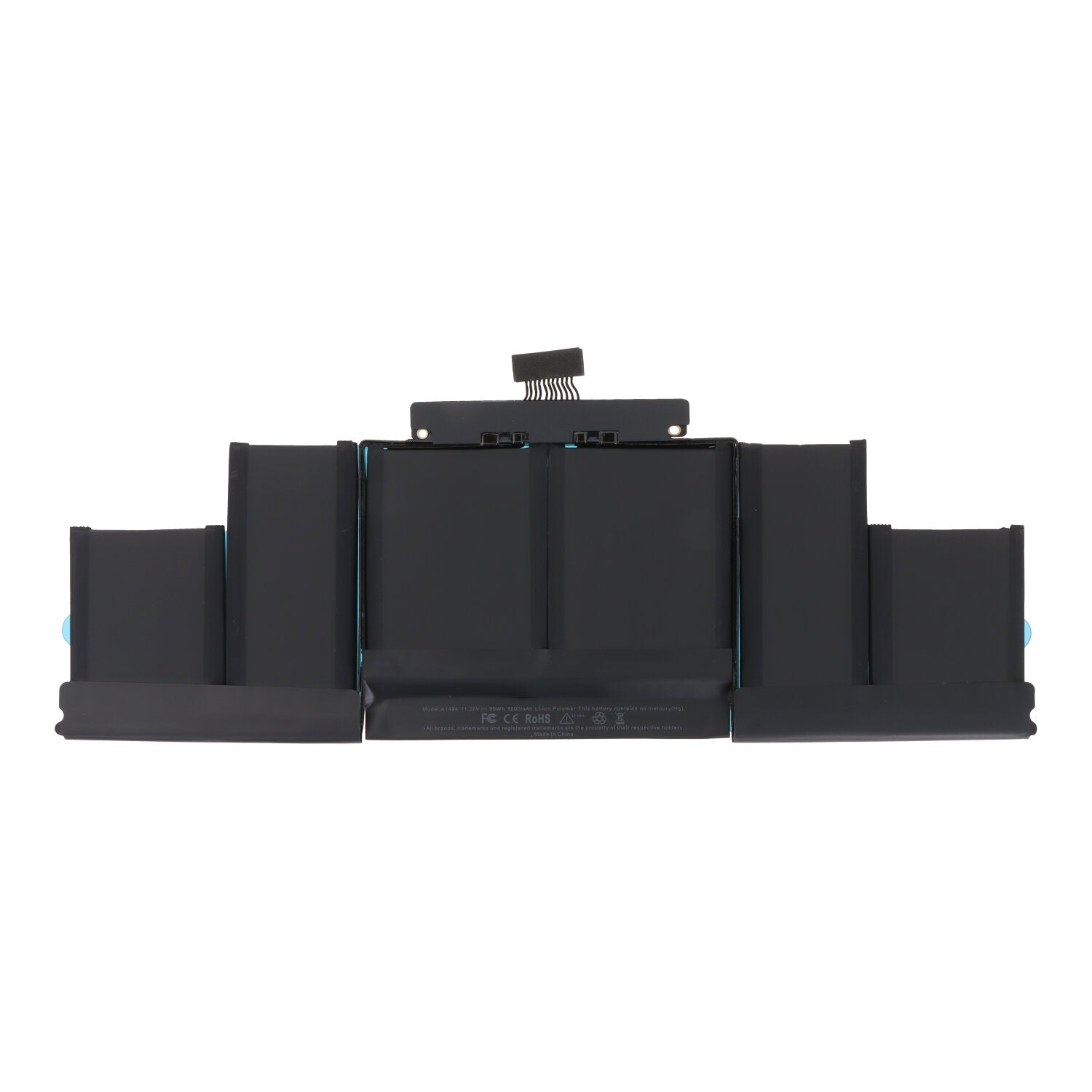 A1494 batterij + batterij plaklaag voor MacBook Retina Pro 15.4" A1398 2013 - 2014 OEM zonder logo