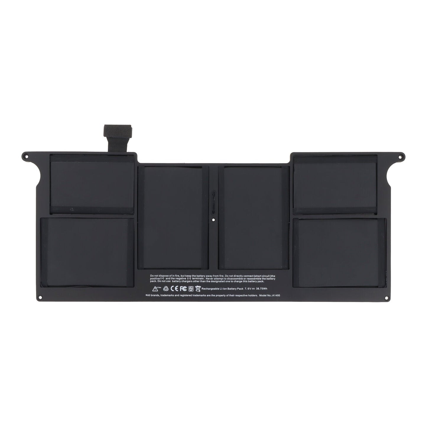 A1495 batterij + batterij plaklaag voor MacBook Air 11.6" A1465 2013 OEM zonder logo