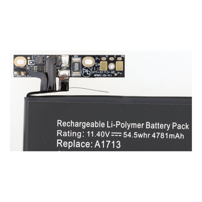 A1713 batterij + batterij plaklaag voor MacBook Pro 13.3" A1708 2016 OEM zonder logo