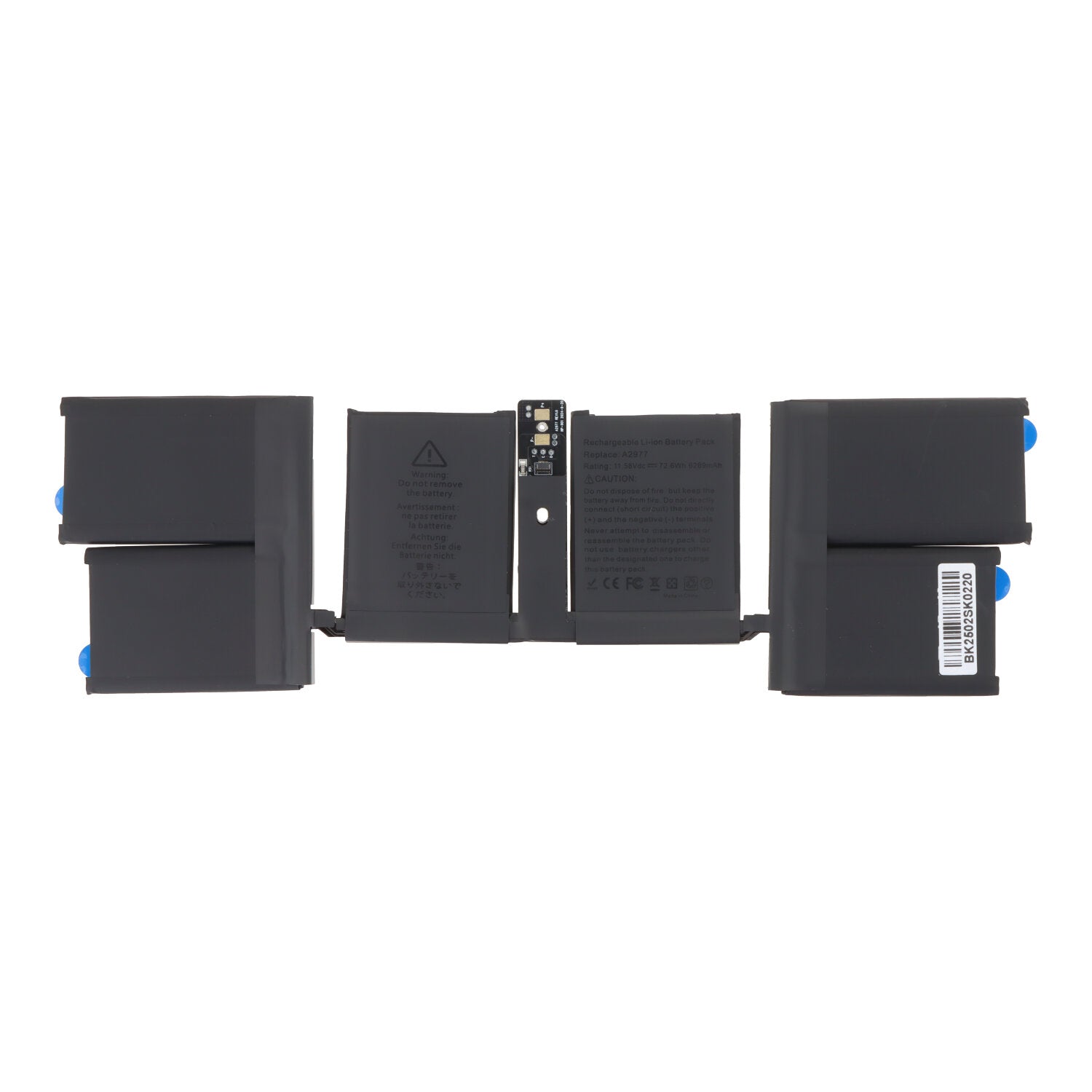 A2977 batterij en plaklaag voor MacBook Pro M3 Pro 14" A2992 OEM zonder logo