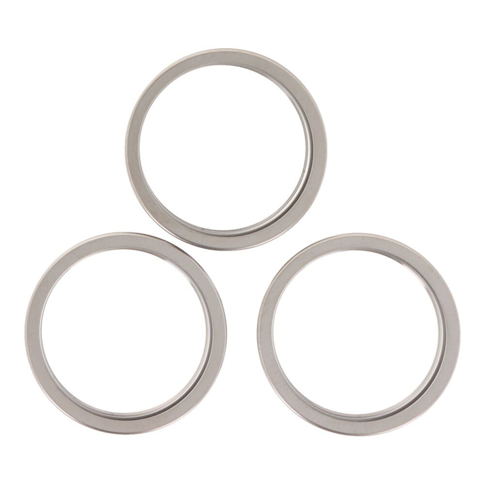 Achter camera ijzeren ring bezel voor iPhone 16 Pro/16 Pro Max Natural Titanium Origineel 3 stuks in één set