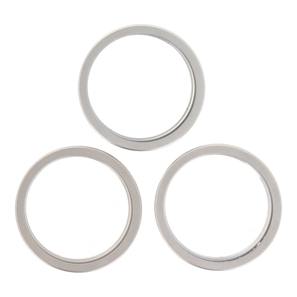 Achter camera ring bezel voor iPhone 16 Pro/16 Pro Max Wit Titanium Origineel 3 stuks in één set