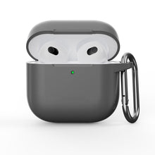 Anti - drop dust - proof siliconen beschermhoes voor AirPods 4 grijs