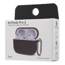 Anti - drop siliconen verdikte oordopjes hoes voor AirPods Pro 2nd zwart