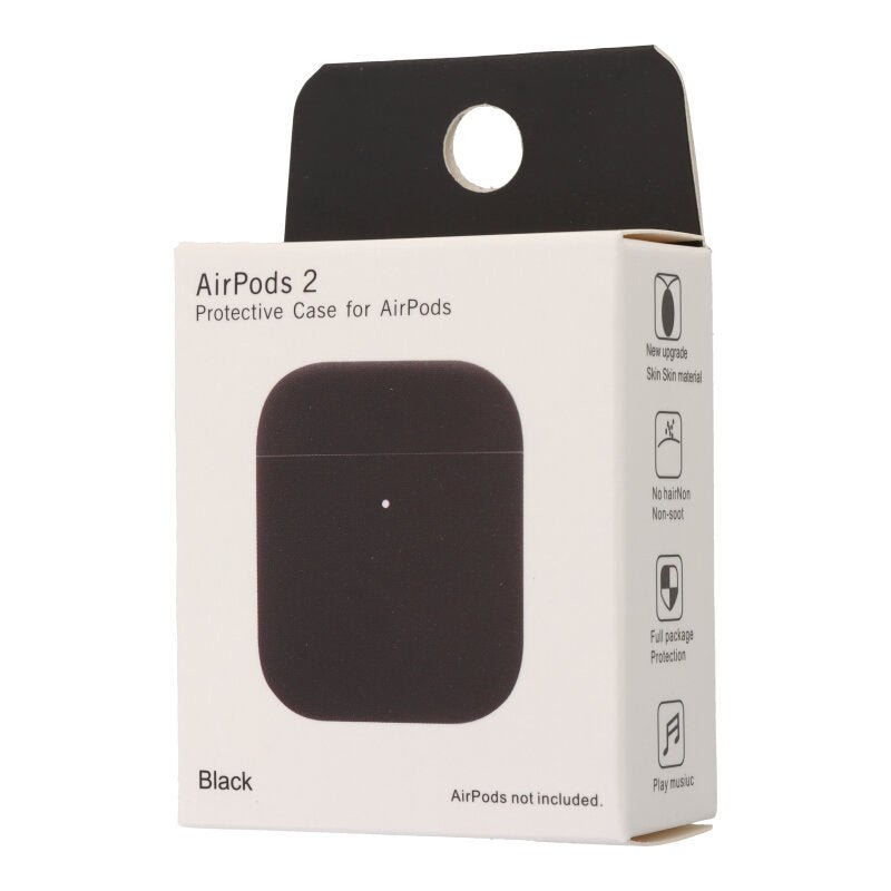 Anti - drop stofdichte Bluetooth oordopjes siliconen hoes voor AirPods 1/AirPods 2 zwart