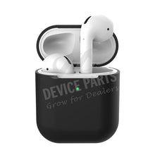 Anti - drop stofdichte Bluetooth oordopjes siliconen hoes voor AirPods 1/AirPods 2 zwart