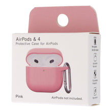 Anti - drop stofdichte siliconen beschermhoes voor Airpods 4 roze